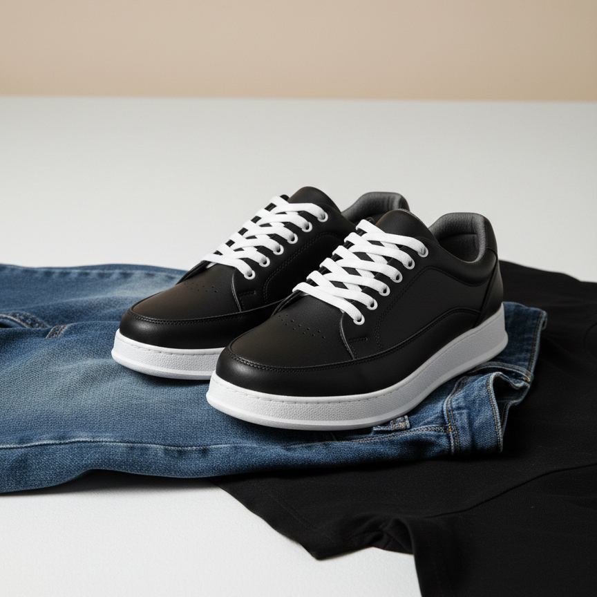 کفش روزمره مردانه مدل ونیزمن-مشکی